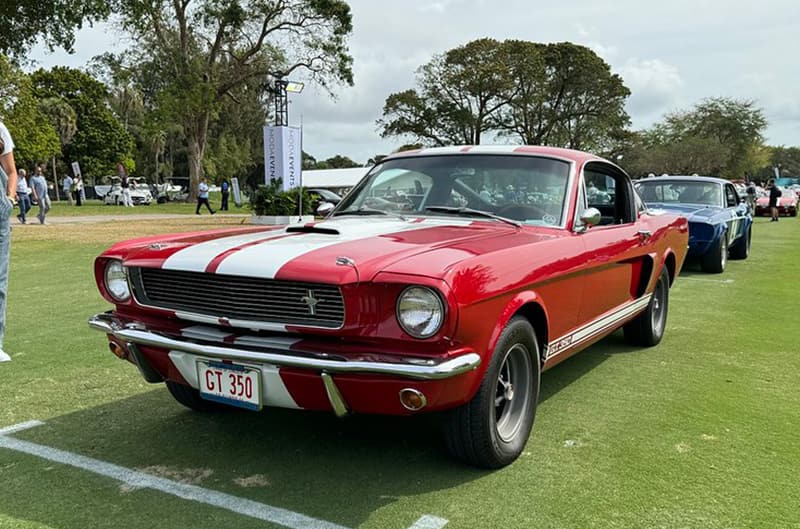 Red First generation Mustang